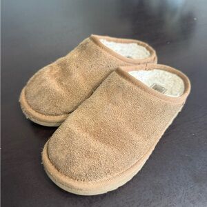UGG Tan Kids Slippers